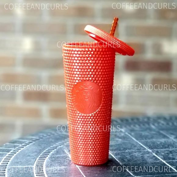 Starbucks Orange Bling Studded Fall 2022 Release Venti NWT - Picture 4 of 9